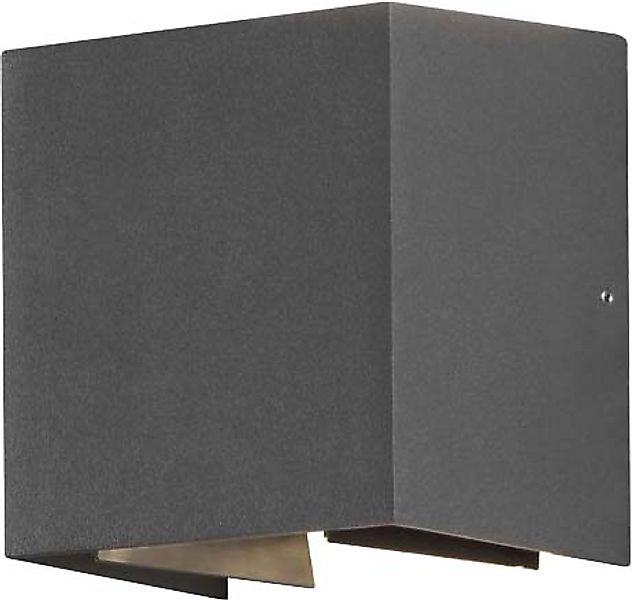 Gnosjö Konstsmide AL LED-Wandleuchte anthrazit 7959-370 günstig online kaufen