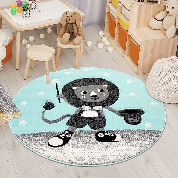 Carpet City Kinderteppich »Bueno Kids 9378«, rund, 11 mm Höhe, Spielteppich günstig online kaufen