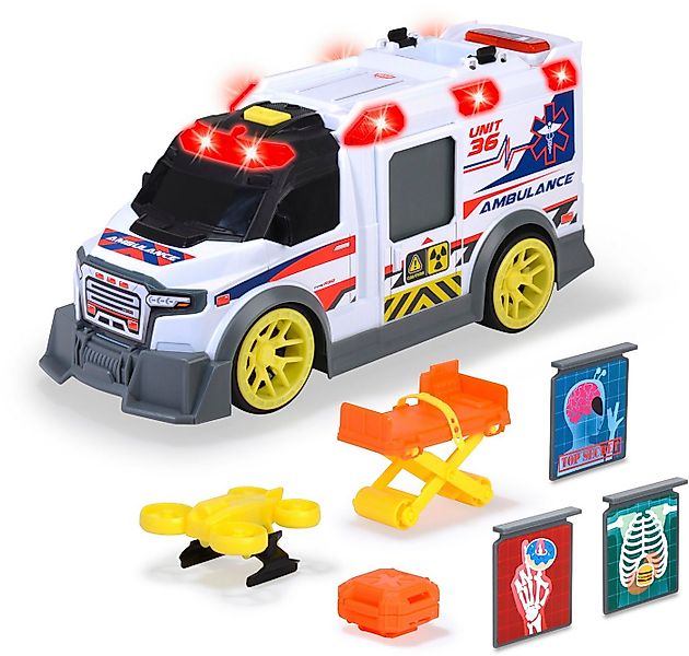 Dickie Toys Spielzeug-Krankenwagen Ambulance, mit Licht & Sound günstig online kaufen