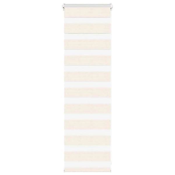 vidaXL Doppelrollo Marmorbeige 50x100 cm Stoffbreite 45,9 cm Polyester 4014 günstig online kaufen