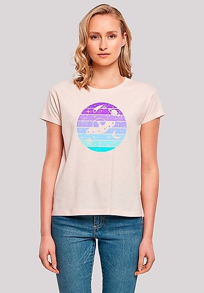 F4NT4STIC T-Shirt Retro Alien Weltraum Sonnenuntergang Premium Qualität günstig online kaufen