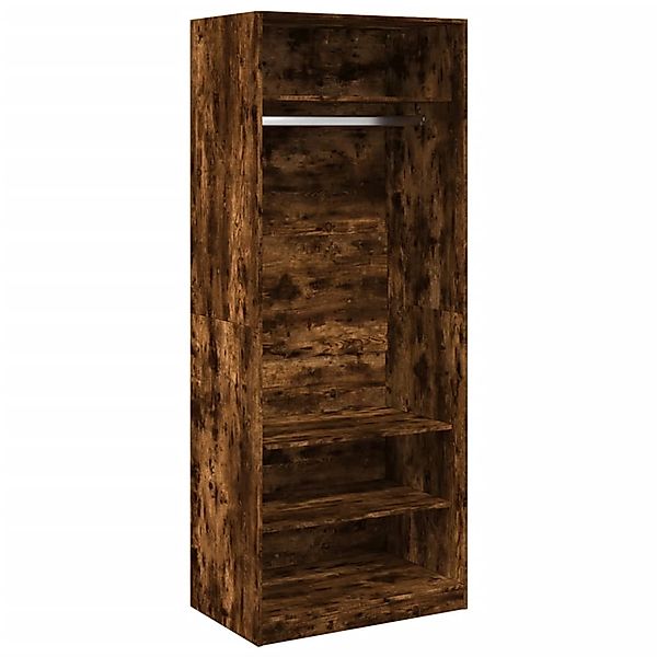 vidaXL Kleiderschrank Räuchereiche 80x50x200 cm Holzwerkstoffs günstig online kaufen
