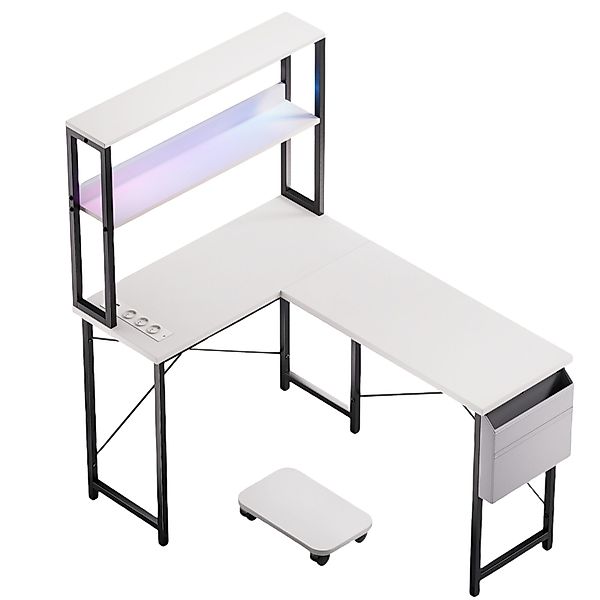 BBWL Computertisch Doppelstock-Computertisch mit RGB-LED, integrierter günstig online kaufen