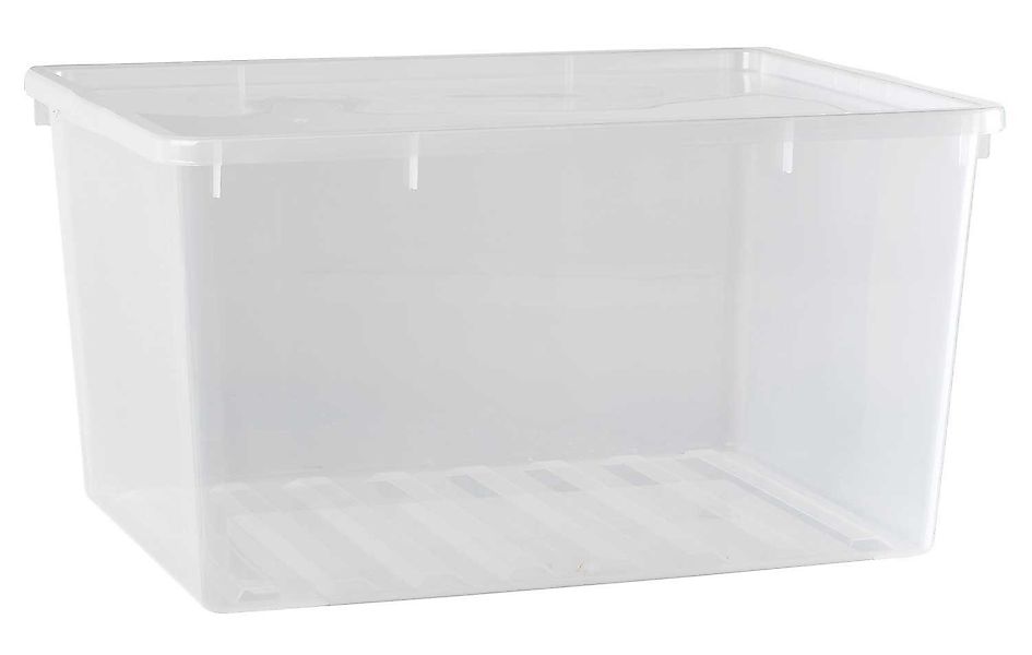 Aufbewahrungsbox CAESAR, Transparent, Kunststoff, mit Deckel, günstig online kaufen