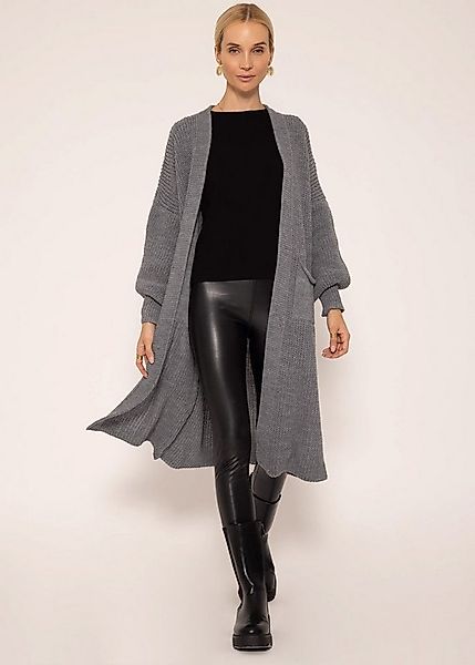 SASSYCLASSY Longstrickjacke Oversize Strickjacke Damen lang Elegant Winter günstig online kaufen