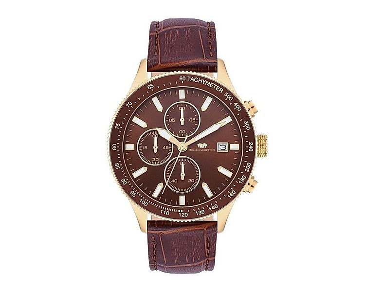 Rhodenwald & Söhne Chronograph Karthago II gelbgold Karthago II, mit Echtle günstig online kaufen