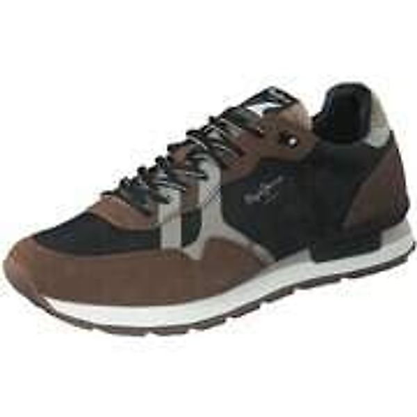 Pepe Jeans Britt Man Print Sneaker Herren schwarz|schwarz günstig online kaufen