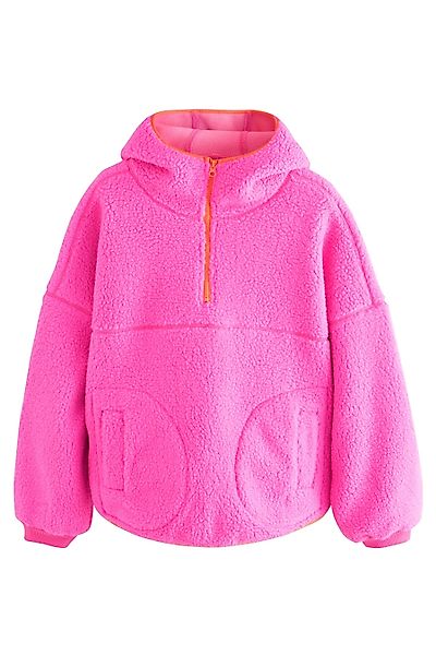 Next Kapuzenfleecejacke Active Kapuzenjacke mit Borg günstig online kaufen