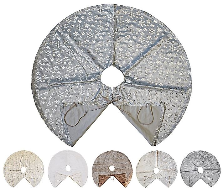 JACK Weihnachtsbaumdecke Kuschlige Christbaumdecke Rund Ø 90cm Weihnachtsba günstig online kaufen