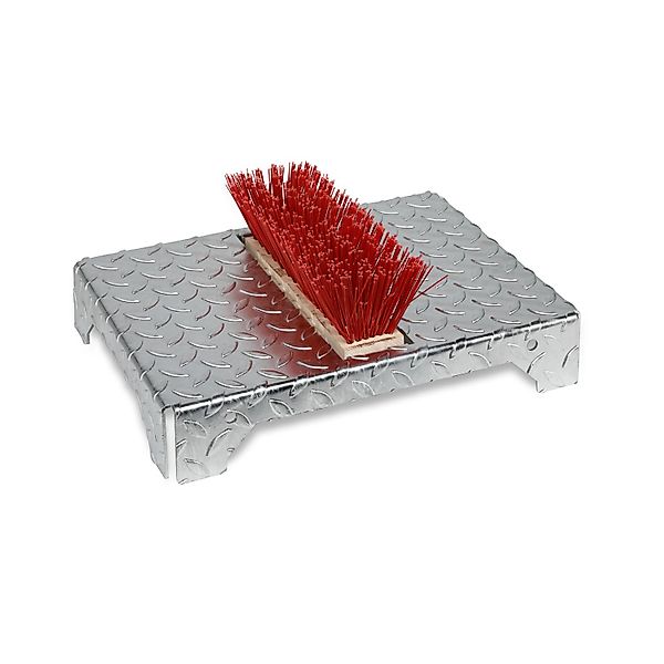 PROREGAL Robuster Schuhreiniger Mit Bürste HxBxT 45,5 x 35,5 x 17 cm Stahl günstig online kaufen