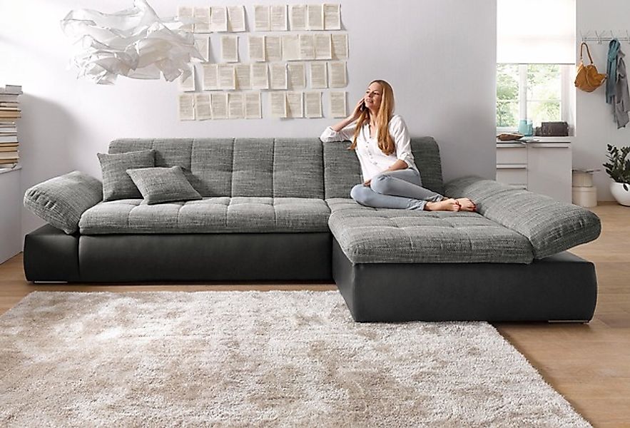 DOMO collection Ecksofa »Moric, L-Form, XXL-Sofa - Breite 300cm«, wahlweise günstig online kaufen