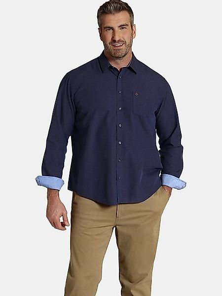 Charles Colby Langarmhemd DUKE RYE mit elegantem Punkte-Muster günstig online kaufen