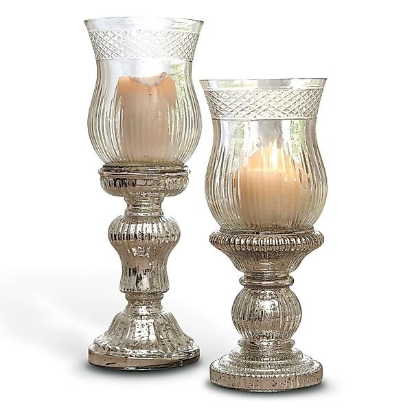 Mirabeau Windlicht Kerzenständer 2er Set Luisant günstig online kaufen