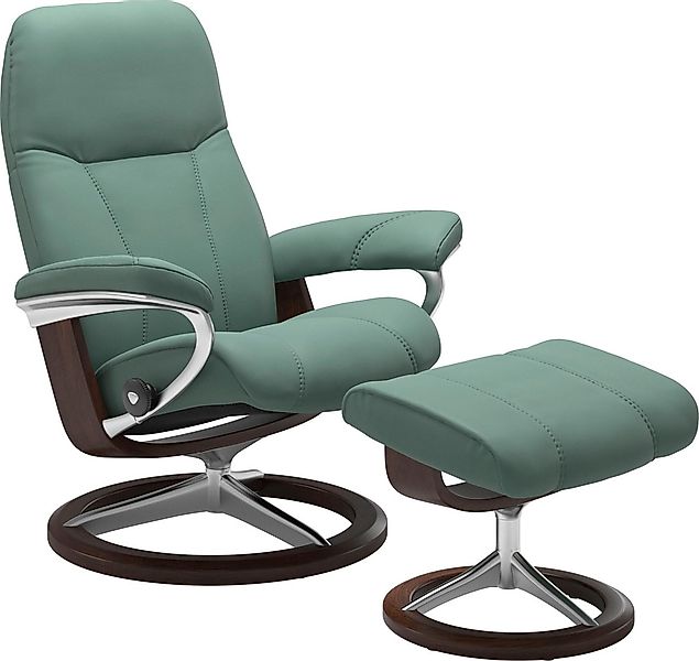 Stressless "Consul" Set, Relaxsessel mit Hocker, mit Hocker, mit Signature günstig online kaufen