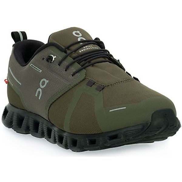 On  Sneaker Cloud 5 Wasserdichter olivschwarzer Sneaker günstig online kaufen