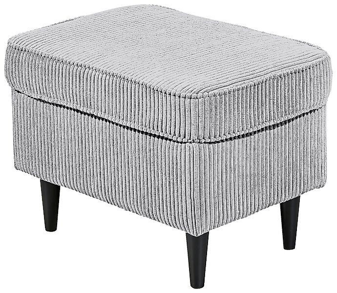 ED EXCITING DESIGN Hocker Oskar, mit Massivholzfüßen günstig online kaufen