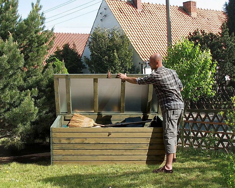 weka Aufbewahrungsbox "Garten-/Terrassentruhe, kdi", 19 mm starke Wände günstig online kaufen