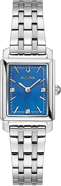 Bulova Quarzuhr 96P245, Armbanduhr, Damenuhr, Edelstahlarmband, günstig online kaufen