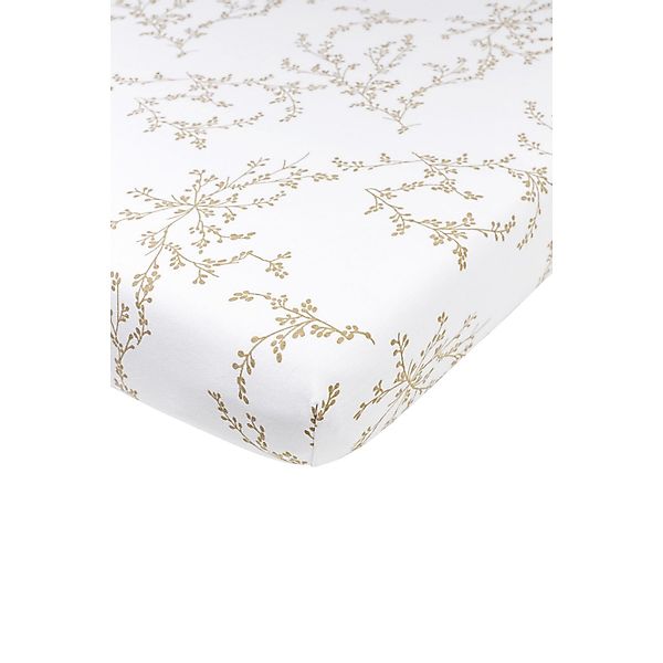 Meyco Baby Spannbettlaken 156 Branches Sand, günstig online kaufen