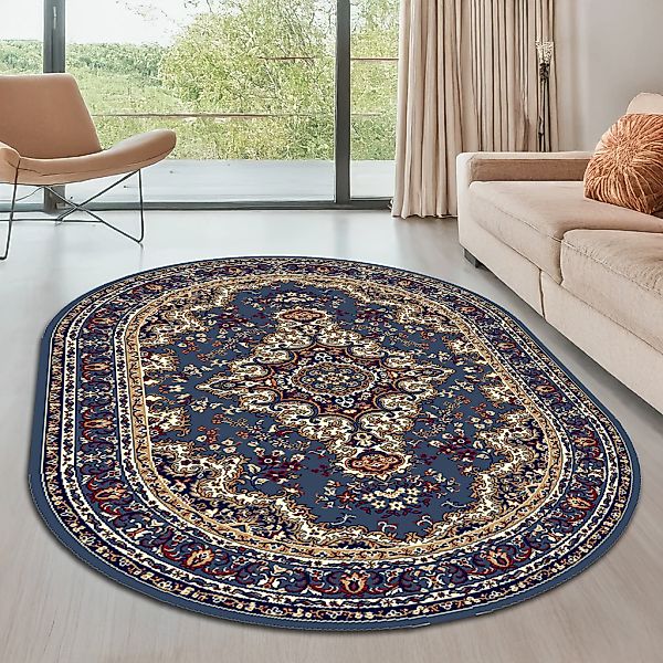 OTTO home Teppich "Oriental, Made in Belgium" oval 7 mm Höhe Orient-Optik, günstig online kaufen