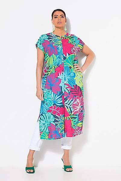 Ulla Popken Midikleid Midikleid Blätter Oversized günstig online kaufen