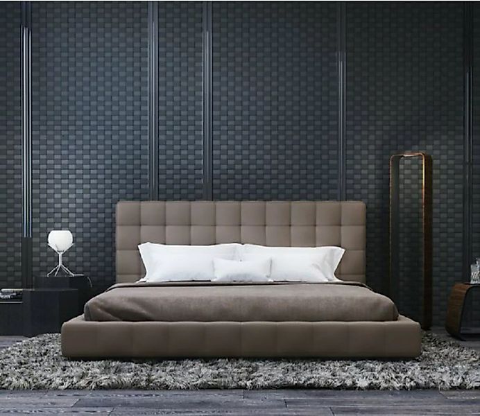 JVmoebel Bett Modernes Gestell Luxus Schlaf Zimmer Bett Hotel Design Grau ( günstig online kaufen