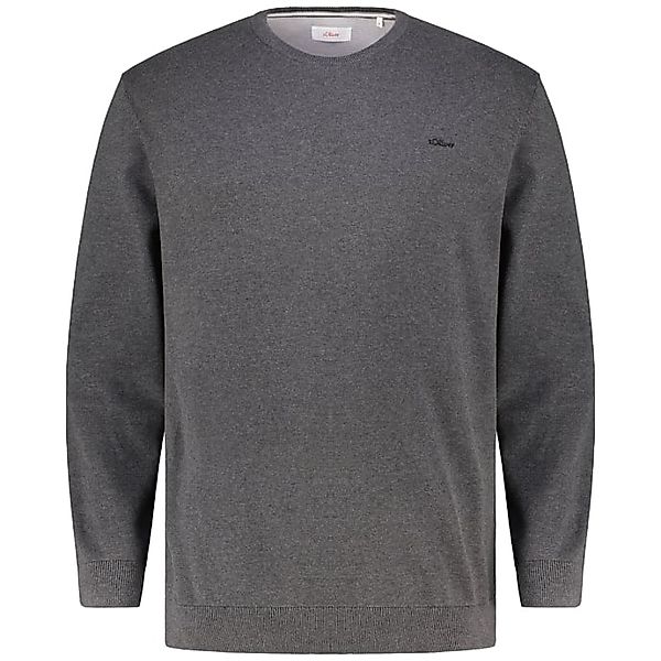 s.Oliver Strickpullover Strickpullover mit Logo-Stickerei Logo günstig online kaufen