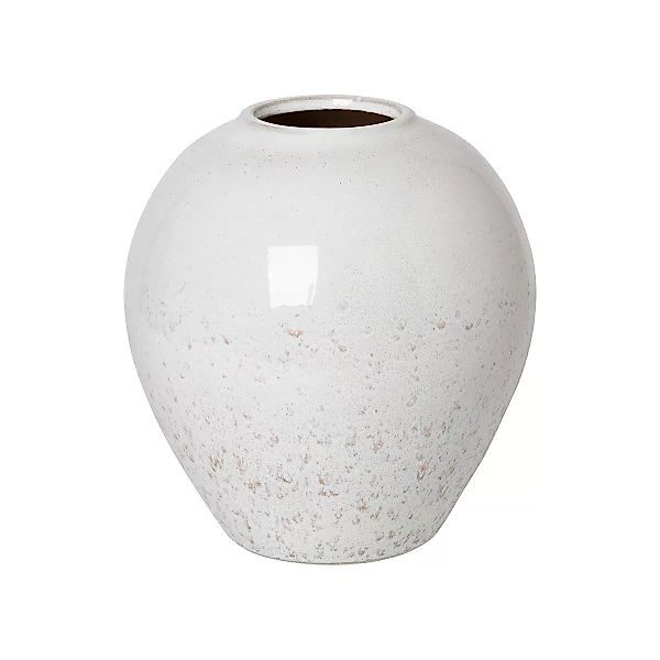 Broste Copenhagen Vasen Ingrid Vase M Keramik Rainy Day/Indian Tan 25,5cm günstig online kaufen