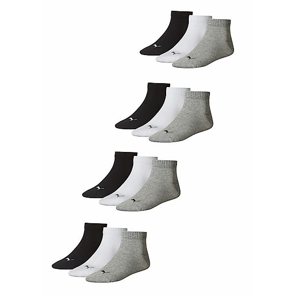 Puma Socken Quarter Sneakers Unisex 12er Pack Größen 35-46 - Farbenauswahl günstig online kaufen