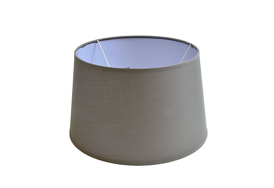 B&S Lampenschirm Lampenschirm rund aus Stoff H 16 x Ø 25 cm für Tisch - Ste günstig online kaufen