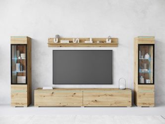 INOSIGN Wohnwand "VERA II" Komplett-Set, 4 Stk. tlg. Vitrine mit Verglasung günstig online kaufen