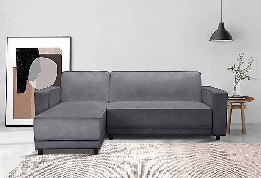 Dorel Home Ecksofa »Allie Schlafsofa 230 cm mit Relaxfunktion in der Rücken günstig online kaufen