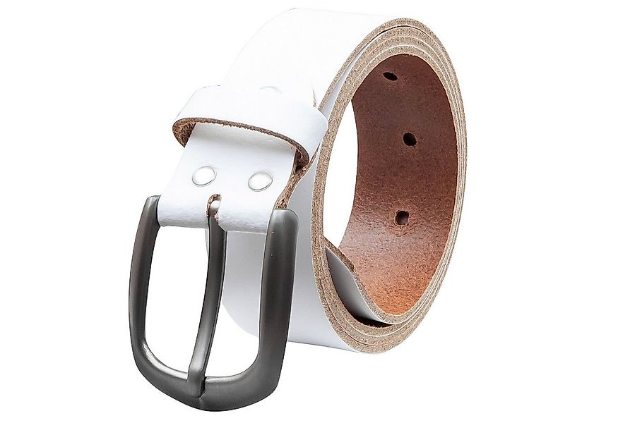 COLOGNEBELT Ledergürtel OM417-SL-Weiss MADE IN GERMANY, Weiss Kürzbar, 100 günstig online kaufen