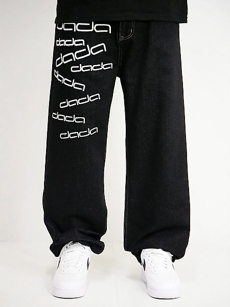 DADA Supreme Regular-fit-Jeans Baggy Denim Gesticktes günstig online kaufen