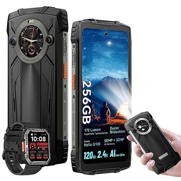 blackview BV8200 12+256GB AI Zwei Bildschirmen Ohne Vertrag incl. W60 Smart günstig online kaufen