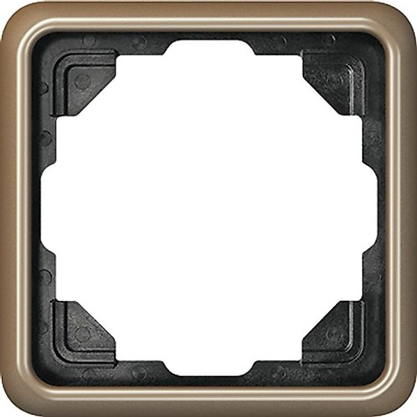 Jung Rahmen 1-fach gold brz waage/senkrecht CD 581 GB - CD581GB günstig online kaufen
