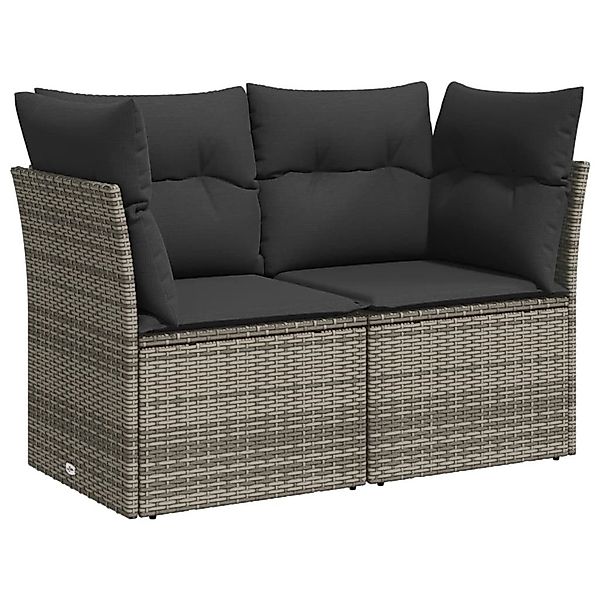 vidaXL Loungesofa Gartensofa 2-Sitzer mit Kissen günstig online kaufen