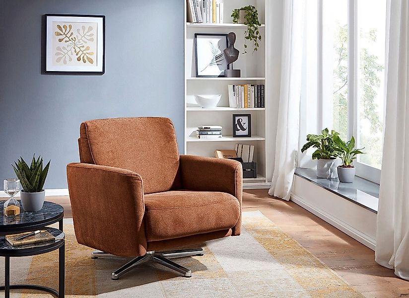 CALIZZA INTERIORS Drehsessel »Lari«, wahlweise mit einsteckbarer Kopfstütze günstig online kaufen
