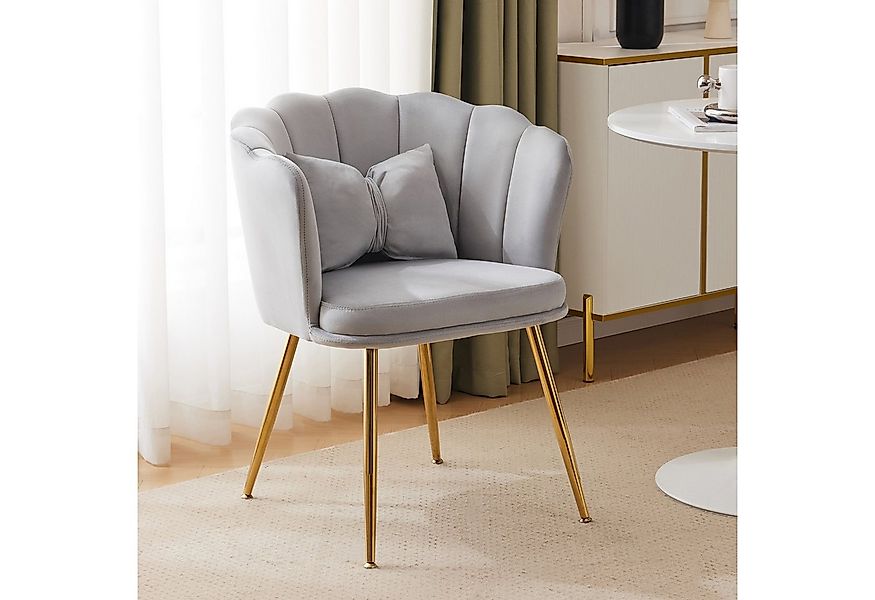 Flieks Polsterstuhl (1 St), Esszimmerstuhl Wohnzimmerstuhl mit Lendenkissen günstig online kaufen