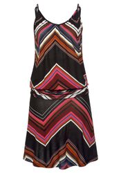 LASCANA Strandkleid mit Zick-zack-Muster und verstellbaren Trägern, Sommerk günstig online kaufen