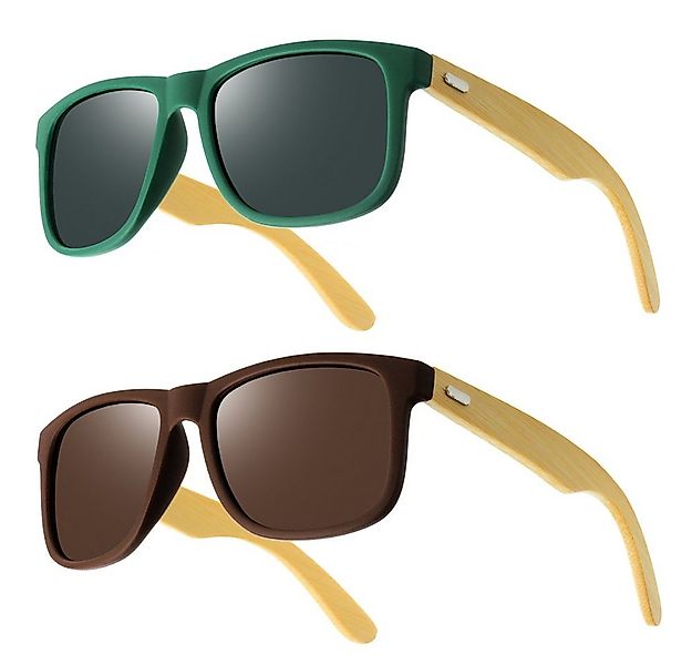 UrbanSky Sonnenbrille Raymond (2er-Pack, Sonnenbrillen-Set mit Einstecketui günstig online kaufen