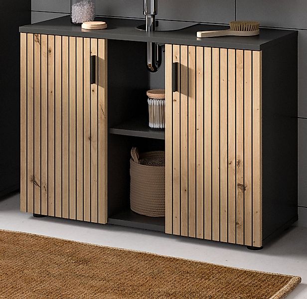 Inn.Furn Waschbeckenunterschrank Livia (Waschtisch Unterschrank in Artisan günstig online kaufen