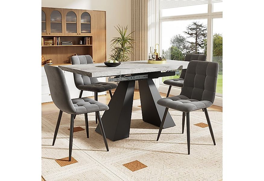 Flieks Essgruppe, (Set, 5-tlg., Tisch mit 4 Stühlen, klapper Tischplatte 99 günstig online kaufen