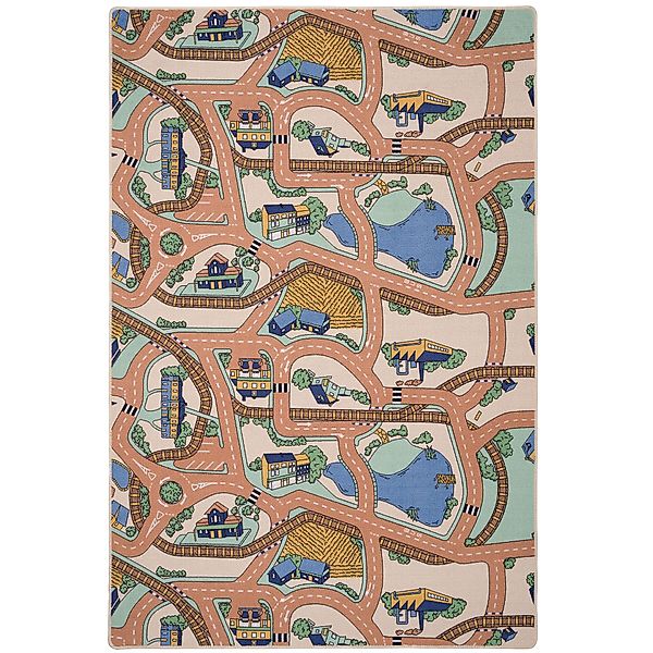 Snapstyle Kinderteppich Kinder Spiel Straßenteppich, Rechteckig, Höhe: 4 mm günstig online kaufen