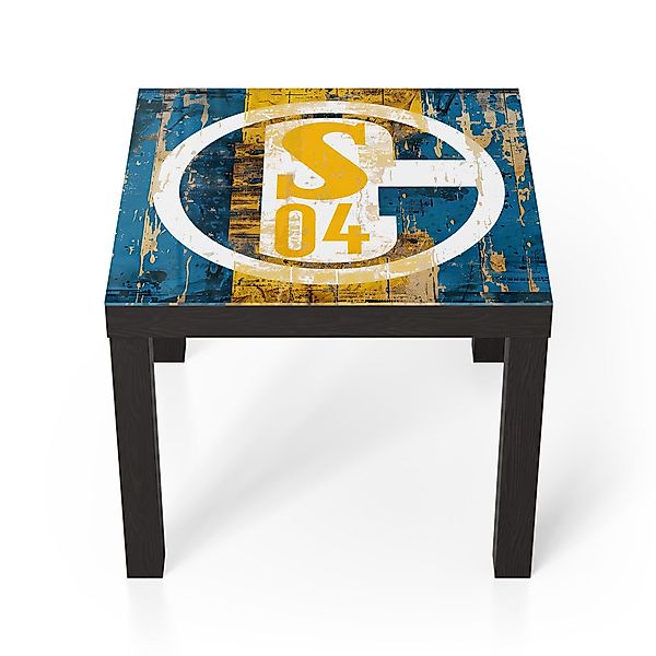 DEQORI Couchtisch 'Wappen Schalke 04', Glas günstig online kaufen