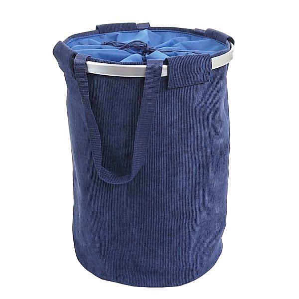 MCW Wäschesammler C34 55x39cm 65l Cord Blau günstig online kaufen