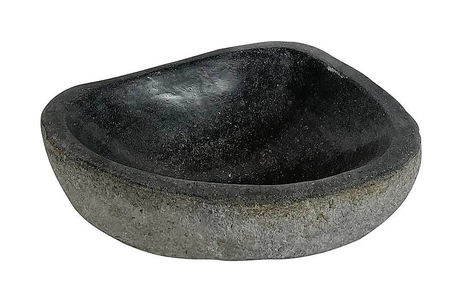 Naturstein Schale Flussstein Steinschale Dekoschale Vogeltränke Garten 15-2 günstig online kaufen