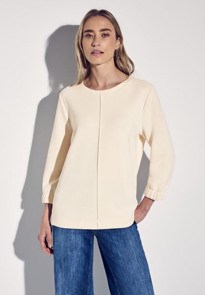 STREET ONE Sweater mit 3/4-Arm mit elastischen Bündchen günstig online kaufen