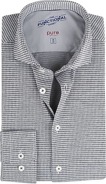 Pure Functional Grau Hemd - Größe 43 günstig online kaufen