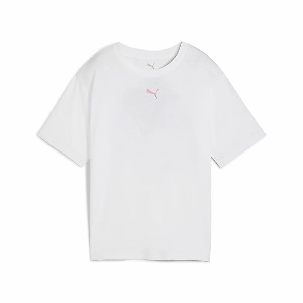 PUMA Trainingsshirt "W FLORAL CAT GRAPHIC TEE" Relaxed Fit, atmungsaktiv, s günstig online kaufen